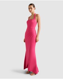 Forever New - Willow Halter Neck Wrap Maxi Dress