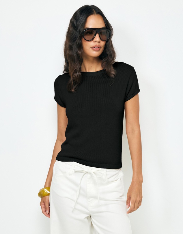 AERE - Lee Organic Cotton Knit Top