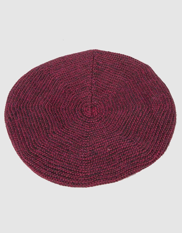 Max Alexander - European Made Crocheted Wine Wool Beret
