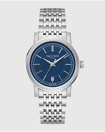 rag & bone - Reign Classic Blue Dial Mens Watch