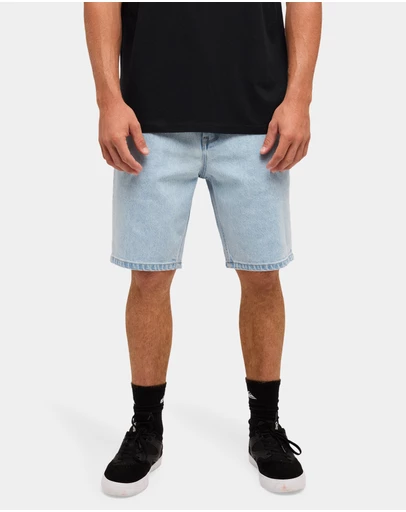Quiksilver - Mens Aqua Cult Denim Shorts