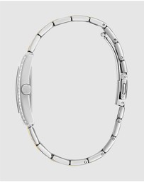 GUESS - Guess Ladies 2-Tone Silver Tone 27mm Analogue Watch