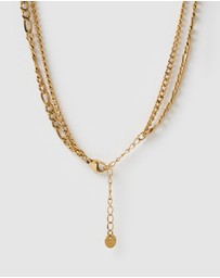 Arms Of Eve - Marcella Double Stack Gold Necklace