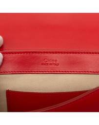 Pre-Loved by Azura Reborn - Pre-Loved Small Calfskin and Suede C Clutch With Chain