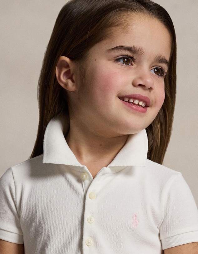 Polo Ralph Lauren - Stretch Mesh Polo Dress - ICONIC EXCLUISVE - Kids