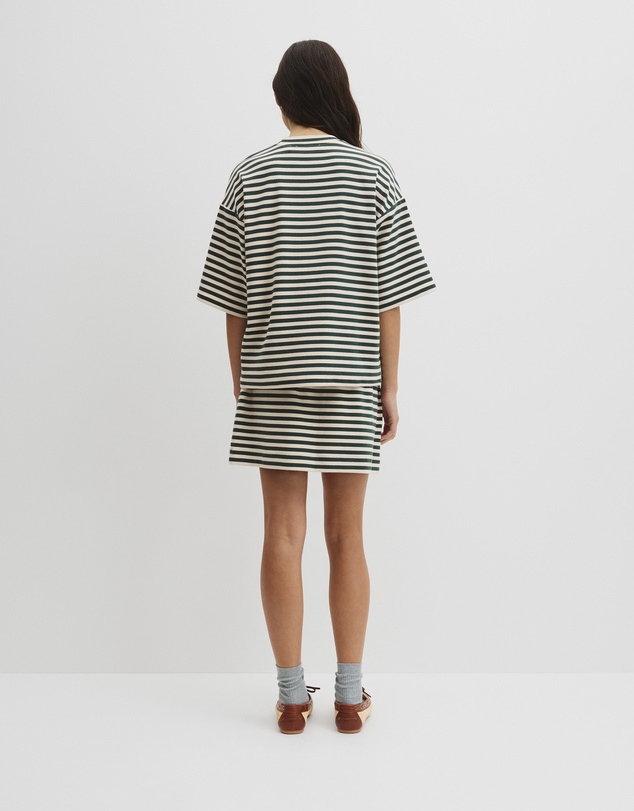 Country Road - Australian Cotton Blend Stripe Boxy T-shirt