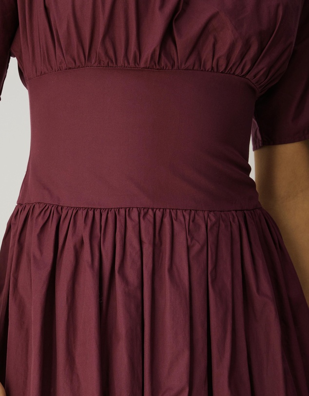 Atmos&Here - Nicky Cotton Poplin Midi Dress