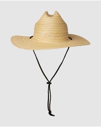 Quiksilver - Mens Pierside Packable Lifeguard Straw Hat