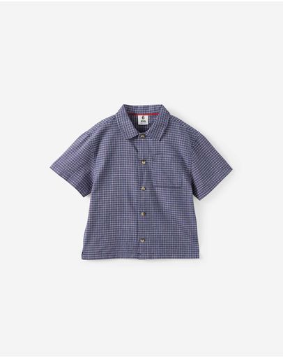 DARK NAVY MINI CHECK