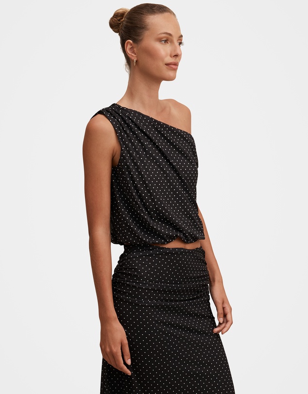 Forever New - Mila Tipped Shoulder Drape Top