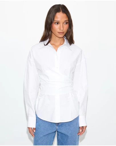 Dazie - Saffron Wrap Shirt
