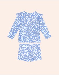 Huxbaby - Leopard Frill 2 Piece Set - ICONIC EXCLUSIVE - Babies-Kids
