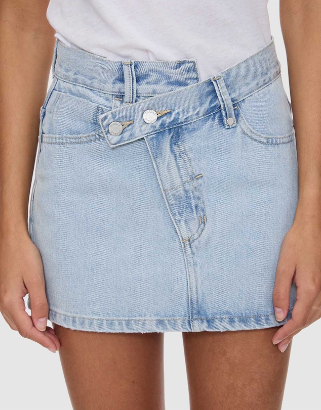 Thrills - Kai Wrap Mid Rise Mini Skirt