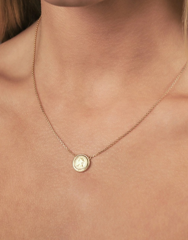 Von Treskow - Fixed Micro Coin Necklace
