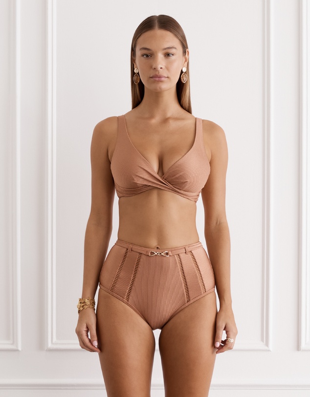 Aqua Blu Australia - Bronze Tahlia Top
