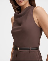 Forever New - Delaney Cowl Neck Mini Dress