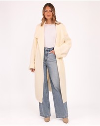 Petal & Pup - Nova Long Cardigan - Cream