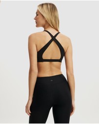 Cotton On Body Active - Ultra Soft Contrast Cross Back Crop