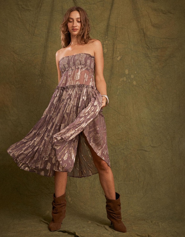 KINGA CSILLA - Collector Asa Shirred Maxi Skirt