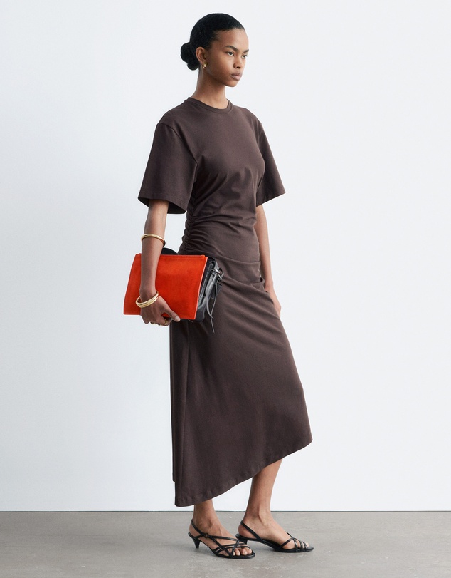 & Other Stories - Asymmetric Midi T-Shirt Dress