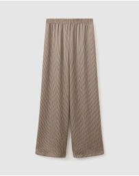 M.N.G - Satin Striped Trousers