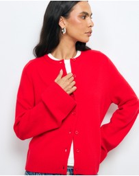 AERE - Isla Merino Wool Relaxed Cardigan