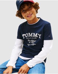 Tommy Hilfiger - Faded Print Short Sleeve Tee - Kids