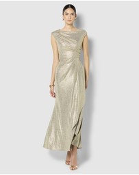 Montique - Beck Metallic Maxi Dress
