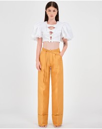 JUSTIN TONG - Mini Bow Blouse