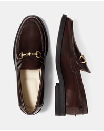 Duke + Dexter - Wilde Buffed Red Plus Bit Loafer - Men's