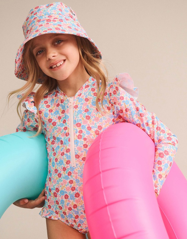 Huxbaby - Vintage Floral Swimhat - Kids