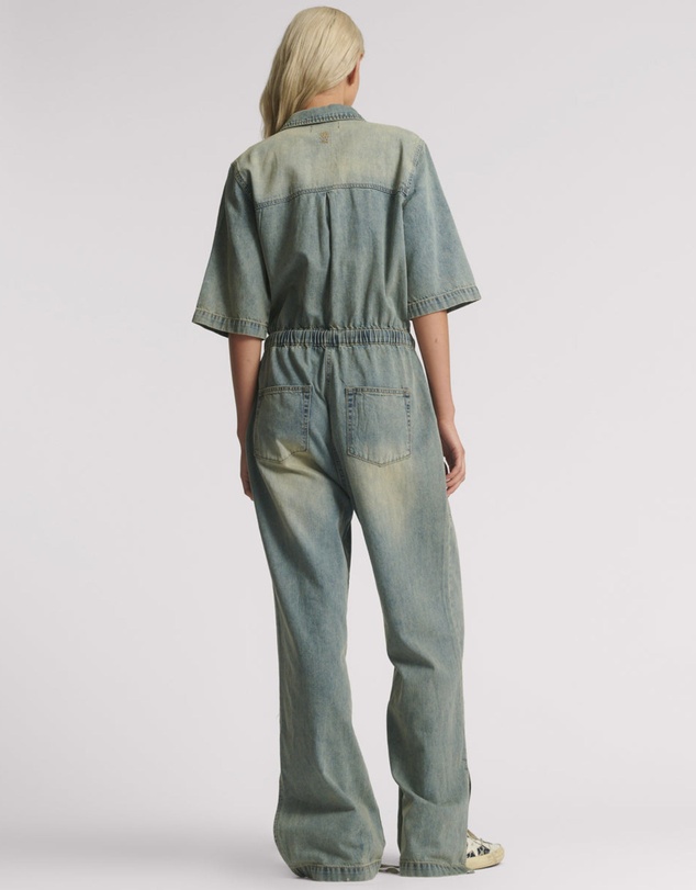 ONE TEASPOON - Veronica Denim Jumpsuit - Blue Sand