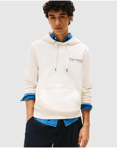 Tommy Hilfiger - Back Photo Print Hoody - ICONIC EXCLUSIVE