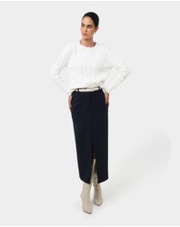 Forcast - Zara Tailored Midi Skirt