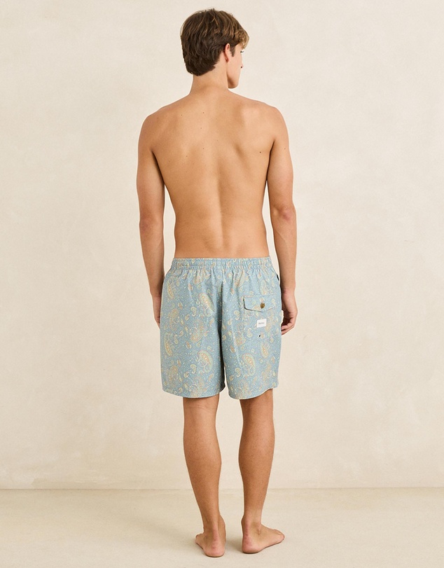 Rhythm - Tally Paisley Beach Shorts
