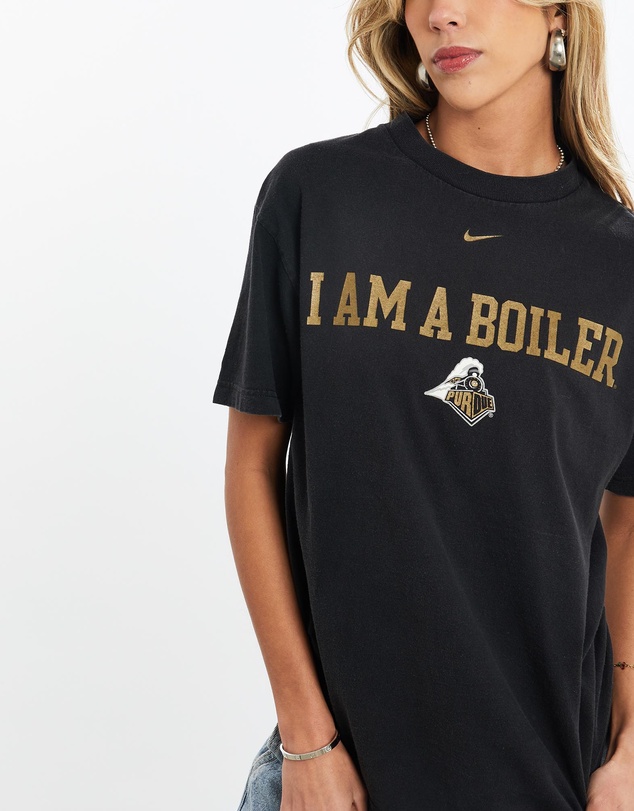 Vintage by The Real Deal - Pre Loved - Vintage Nike NCAA Purdue Boilermakers Tee
