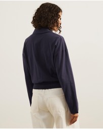 Atmos&Here - Averin Long Sleeve Fitted Waist Top