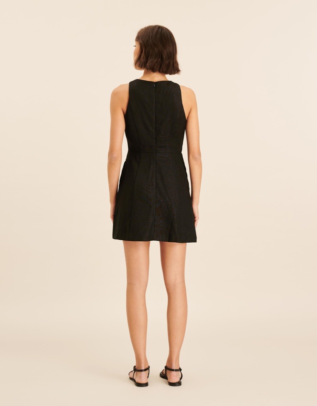 AERE - Harlow Linen A Line Mini Dress