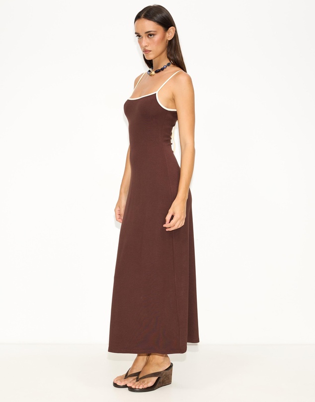 Dazie - Shorefall Contrast Maxi Dress