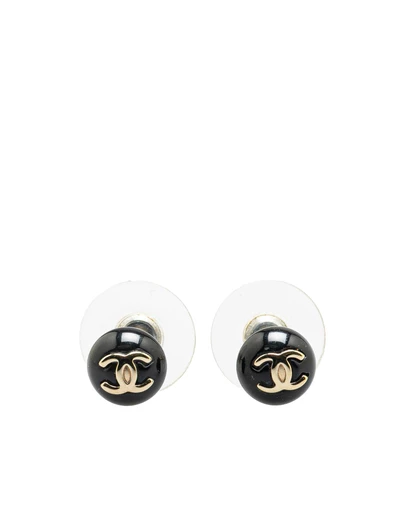 Pre-Loved by Azura Reborn - Pre-Loved chanel Stud Earrings Logo
