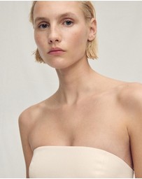 M.N.G - Dama Strapless Top With Ruffle