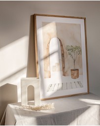 Olive et Oriel - Arched Home Art Print