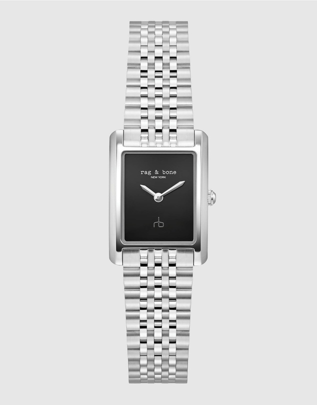 rag & bone - Rag & Bone Brynn Silver-Tone Analogue Watch