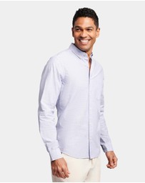 Brooksfield - TEXTURED LONG SLEEVE CASUAL SHIRT