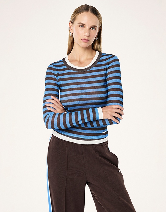 P.E Nation - Serene Stripe LS Tee