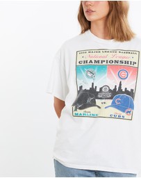 Vintage by The Real Deal - Pre Loved - Vintage MLB Marlins vs Cubs Tee