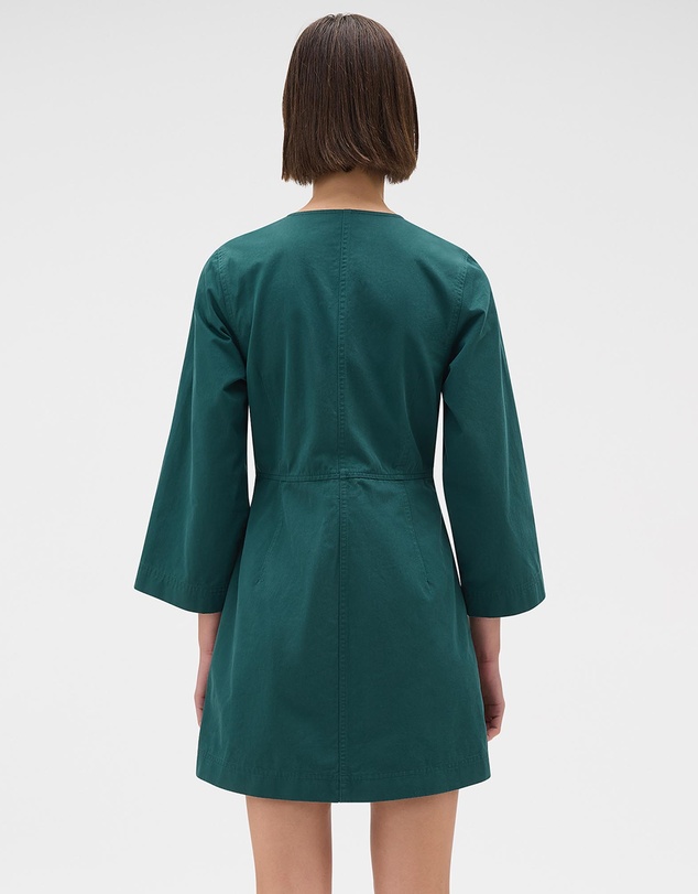 Oroton - Seam Detail Twill Dress