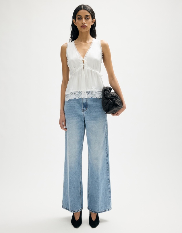 Minima Esenciales - Elina Lace Trim Top