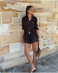 Jag - Gigi Linen Pull On Short