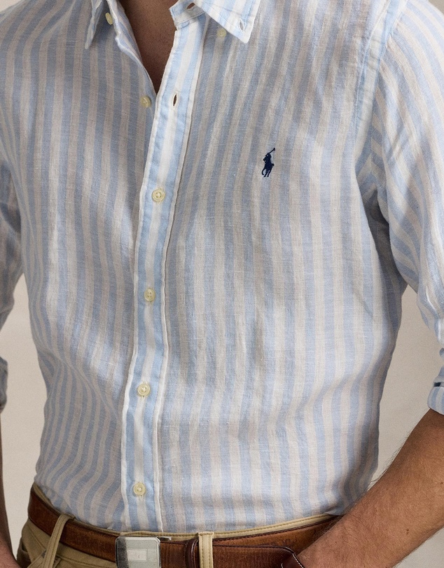 Polo Ralph Lauren - Custom Fit Striped Linen Shirt